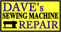 daves sewing machine repair logo