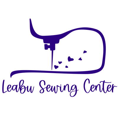 leabu sewing center logo