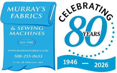 murrays fabrics sewing machines logo