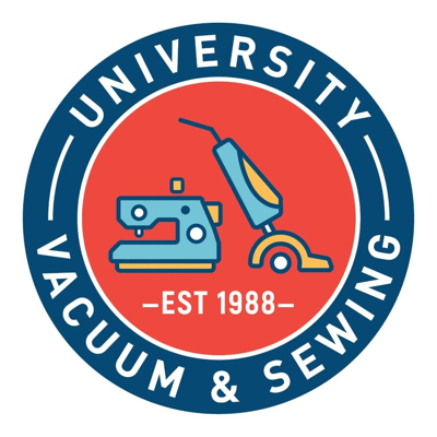 university vacuum sewing logo