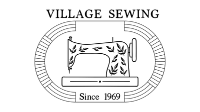village sewing of ukiah logo
